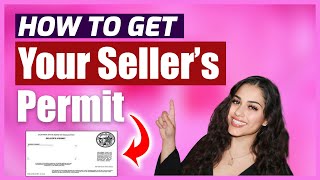 How to Get Your Seller’s Permit EASY Free Walkthrough 2023 [upl. by Peednas]