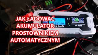 Jak ładować akumulator ładowarką prostownikiem automatycznym [upl. by Paz422]