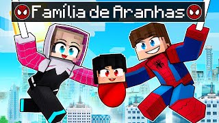 P3DRU tem uma FAMÍLIA DE ARANHAS no Minecraft [upl. by Vachel]