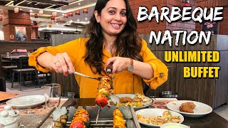 BARBEQUE NATION BUFFET in Mumbai w GolgappaGirl  Includes Buffet Tips amp Tricks [upl. by Aistek]