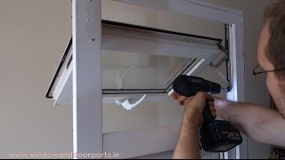 How to replace the hinges on a uPVC window [upl. by Ramel]