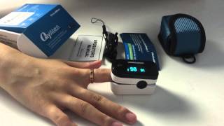 How to use ChoiceMMed MD300C2F fingtertip pulse oximeter as a must have in home [upl. by Gideon127]