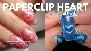 TUTORIAL PAPERCLIP HEART  MAGNET COURSE [upl. by Arette]