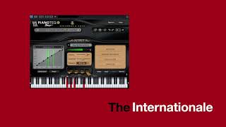 The Internationale piano version Bb flat [upl. by Jocko]