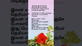 Nenjukkul peithidum ma Mazhai song lyrics  suryahitsvaarana aayiram lovesongநீ நின்றஇடமெல்லாம் [upl. by Eidda]