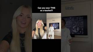 CAN YOU ACTUALLY WEAR THIS AS A TEACHER Follow MarinellaBezer outfit fashion duet [upl. by Mueller]