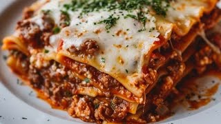 Lasagna Recipe  Doughy Dreams  Italian food [upl. by Teresina]