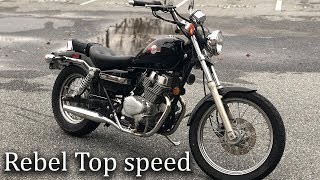 How Fast can the Honda 250 Rebel really go [upl. by Riek]