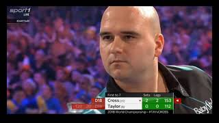 Rob Cross  153 Checkout  Final  2018 World Darts Championship [upl. by Enairb]