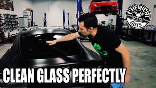 How To Clean Glass Perfectly  Chemical Guys [upl. by Olatha]