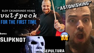 Eloy CasagrandeSlipknot Hears and Plays Vulfpeck For The First Time  Fiction Reacts [upl. by Atwood]