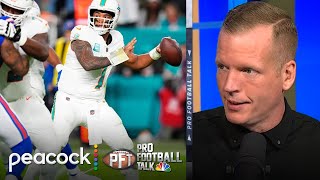 Tua Tagovailoa Miami Dolphins show limitations vs Buffalo Bills  Pro Football Talk  NFL on NBC [upl. by Esiocnarf]