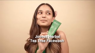 Jovees Tea Tree Oil Control Face Wash  Oily amp Acne Prone Skin [upl. by Adrahs381]