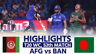 AFG vs BAN Highlights Afghanistan vs Bangladesh Super8 Match Highlights  Match Highlights [upl. by Renfred276]