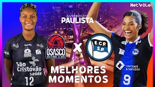 OSASCO vs PINHEIROS  Melhores Momentos  Paulista Feminino 2024 [upl. by Aggappora398]