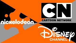 Nickelodeon Cartoon Network Disney Channel History 19772023 V2 [upl. by Milburr]