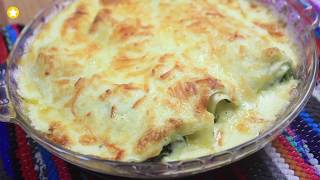 Receta de Canelones con Ricota Acelga y Espinaca [upl. by Ainosal]