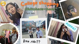 Trying my college dress for the first time😅 what did i buy👗 vlogday ep07 lifewithuzin [upl. by Senskell]