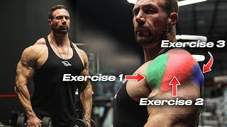 THE 4 BEST exercises for HUGE shoulders IT’S SIMPLE [upl. by Estele]