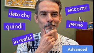 How to Sound Natural in Italian 5 MustKnow Linking Words [upl. by Atnaloj]