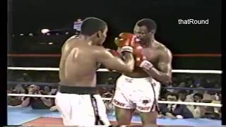 Larry Holmes vs Tim Witherspoon 9th round [upl. by Aldric]