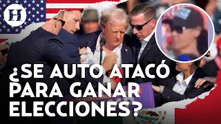 ¿Todo fue planeado Atentado fallido contra Donald Trump desata teorías conspiratorias en EU [upl. by Boardman717]