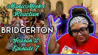 Bridgerton Season 2 Episode 7 Reaction  FALL INTO EACH OTHERS ARMS [upl. by Jemena]