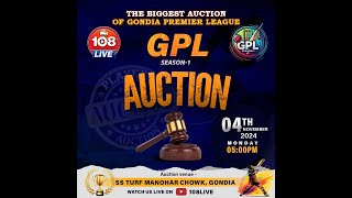 GONDIA PREMIER LEAUGE  SEASON 1 LIVE ON 108 LIVE [upl. by Nirot]