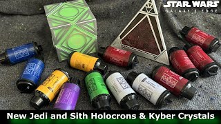 Star Wars Galaxy’s Edge  New Jedi and Sith Holocrons V2  2024 Release [upl. by Ynohtn142]