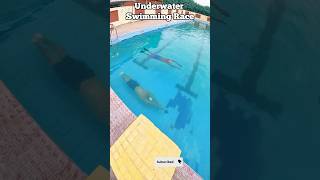 Underwater Swimming Race  Swimming Tips learnswimming swimmingtips swimming [upl. by Anomer156]