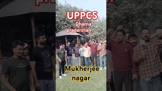 UPPCS protest in Mukherjee Nagar uppcs uppsc roaro prayagraj news [upl. by Holna182]