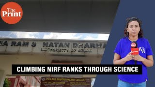 DUs oncenotorious ARSD College beats LSR in NIRF rankings by improving its science programme [upl. by Alexia]