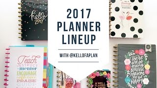 My 2017 Planner Line Up [upl. by Norword]