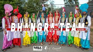 Bhangra world cup 2022  Punjabi Folk Dance Academy Edmonton  Girls Bhangra 2022  Live Bhangra HD [upl. by Roi]