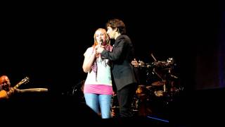 The Prayer duet with a fan  Josh Groban Stockholm 9232011 [upl. by Baldwin]