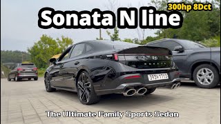 2024 Hyundai Sonata N Line 25L Turbo More Than Just a Big Elantra N [upl. by Adliw]