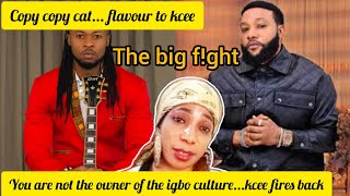 FLAVOUR AND KCEE IN HEATED FGHT AS HE ACCUSES KCEE OF STEALING HIS STYLE OF MUSIC [upl. by Nnylrebma]