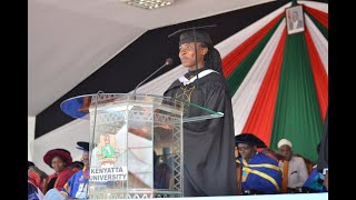 VALEDICTORIAN SPEECH AT THE 53RD GRADUATION CEREMONY AT KENYATTA UNIVERSITY [upl. by Dasha]