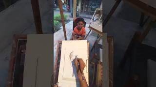 Live portrait liveportrait portraitsketch art like trending sketch portraitdrawing shorts [upl. by Issiah]