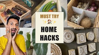 10 Mind Blowing Home Decor and Organizations Hacks for Indian homes 🏠 2023 [upl. by Mauralia]