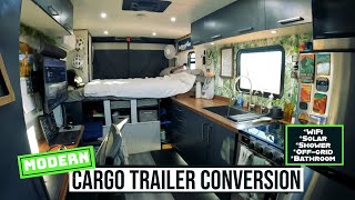 The BEST Cargo Trailer Conversion Ive seen [upl. by Yblocaj]