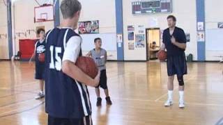 Great Youth Basketball Passing and Ball Handling Drill [upl. by Lehteb]