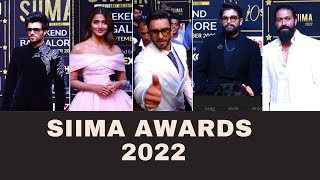 SIIMA Awards 2022  Ranveer Singh  Allu Arjun  Yash  Vijay Deverakonda amp many other celebs [upl. by Kylen]