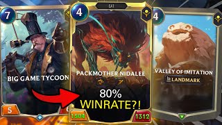 This Deck is STILL STRONG Nidalee Tycoon with HUGE STATS  Legends of Runeterra [upl. by Morgenthaler808]