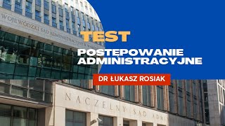 Postępowanie administracyjne Test Kodeks postępowania administracyjnego kpa Całość86 pytań [upl. by Mello847]