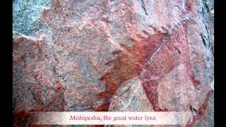 Lake Superior Agawa Indian Rock Pictographs Wawa Ontario [upl. by Drexler357]