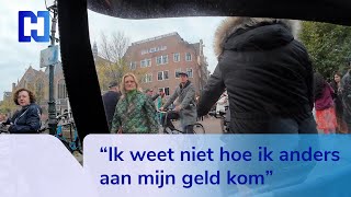 Spontaan klanten oppikken op straat mag niet meer fietstaxis doen het toch [upl. by Valdes]