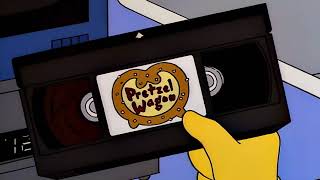 Pretzel Wagon Franchise Video  The Simpsons [upl. by Sairu]