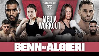 Conor Benn vs Chris Algieri Katie Taylor vs Sharipova Media Workout [upl. by Cristina759]