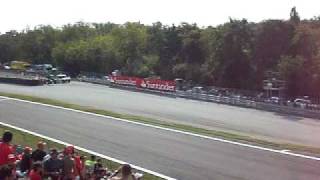 Monza 09 Last Lap  Hamiltons Accident [upl. by Snej]